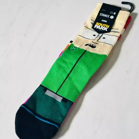 Stance Other - South Park - Mr. Garrison - Medium Crew Socks NWT Stance - Men 6-8.5 W 8-10.5